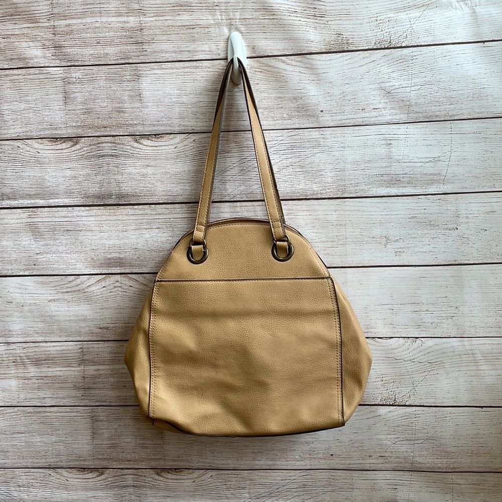 CARLOS‎ BY CARLOS SANTANA VEGAN LEATHER HOBO BAG WITH TASSEL - Picture 5 of 9